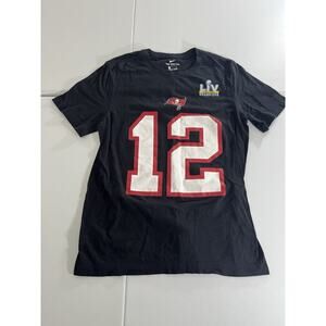 Tampa Bay Buccaneers Tom Brady Super Bowl T Shirt Size S NFL Football